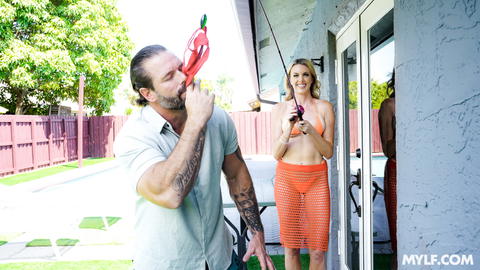 Team Skeet - Tall Girl Alli Having Oiled Up MILF Sex! - photo 7 of 24