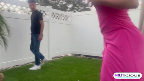 Newer Models - Nina Dolci Is Sucking Alex White’s Cock In A Backyard! - photo 8 of 20