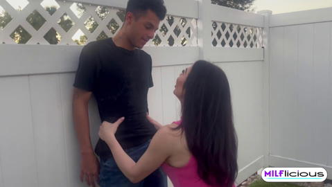 Newer Models - Nina Dolci Is Sucking Alex White’s Cock In A Backyard! - photo 9 of 20