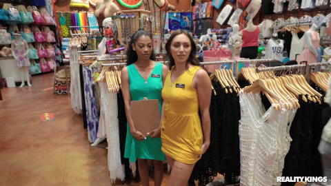 Sisi Rose - Sisi Rose And Eden West Stop Working For A Quick Work Place Threesome! - photo 1 of 1