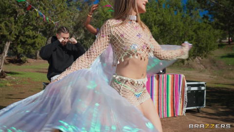 Zoey Uso - Zoey Uso And Her Busty Friend Threesome Sex At A Rave! - photo 1 of 24