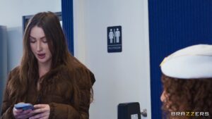 Aleksa Mink Takes Good Care Of A Passenger!