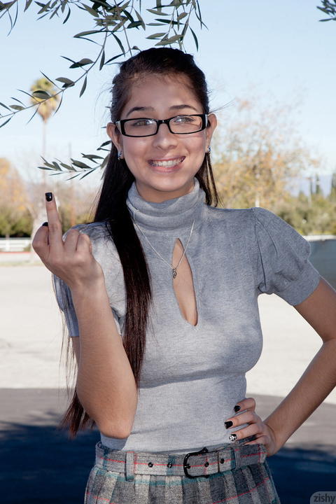 Megan Salinas Middle Finger