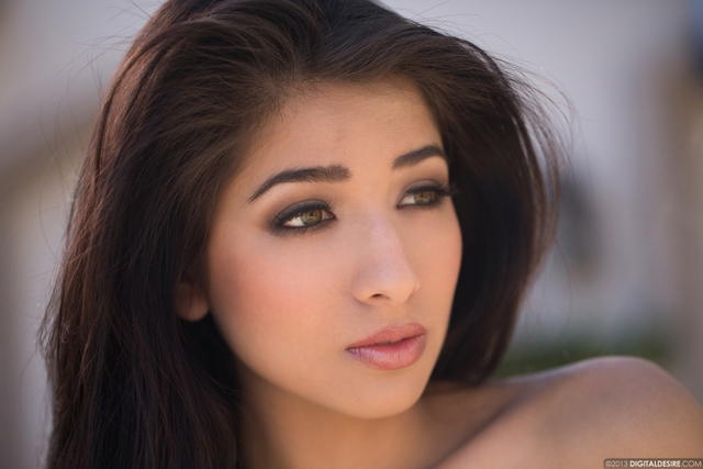 Megan Salinas Ends Up In Just Her Little Black Panties And Stockings!
