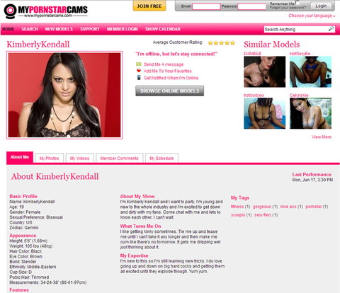 Kimberly Kendall - Kimberly Kendall Live At My Porn Star Cams! - photo 1 of 1