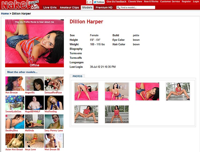 Dillion Harper Live Cam