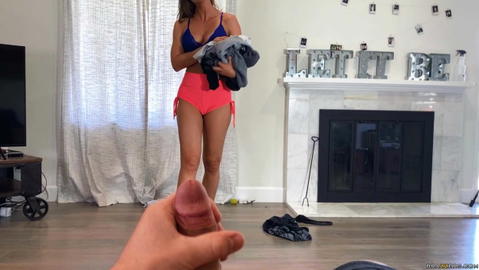 Aidra Fox - Aidra Fox Is Trying To Clean Up But His Cock Has Other Ideas! - photo 5 of 24