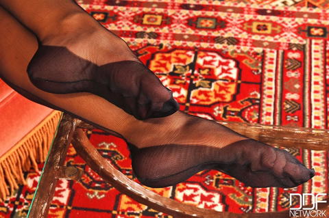 Eloa Lombard - Eloa Lombard Using Her Feet To Stroke His Cock! - photo 2 of 24