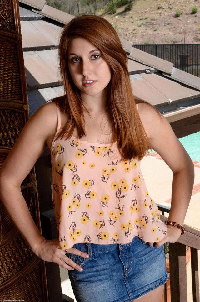 Rose Red Pulls Off Her Mini Skirt And Tank Top!
