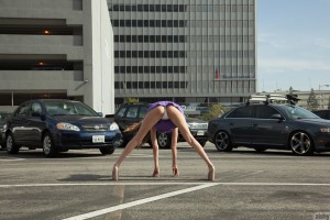 Holly Lebranche Spreads Her Sexy Legs Wide Open!