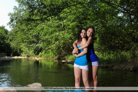 Femjoy - Femjoy Models Arina and Natie Enjoy the Great Outdoors! - photo 2 of 16