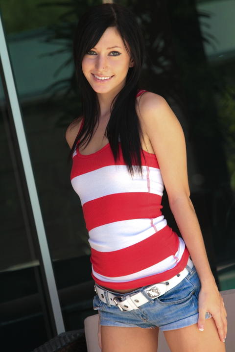 Catie Minx - Catie Minx Little Booty Shorts And Up In Her Pussy Just A Bit! - photo 1 of 1