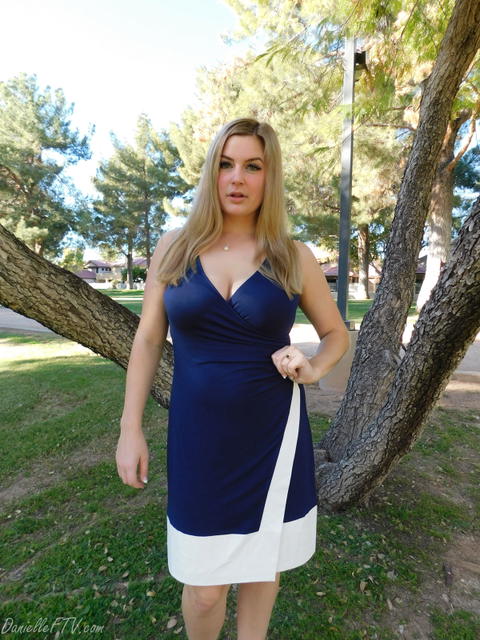 FTV Girls - FTV Danielle Showing Her Tits and Pussy in Public Park! - photo 1 of 1