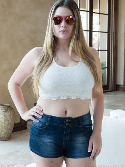FTV Girls - Danielle FTV Strips from Jean Shorts in American High Heels! - photo 1 of 15