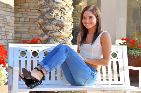 FTV Girls - Zoe Bloom Pulls Off Her Very Tight Blue Jeans! - photo 15 of 15