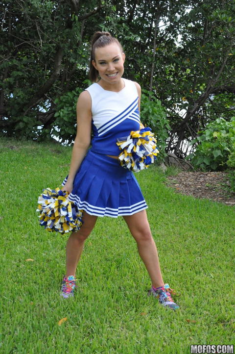 Tiff Bannister - Tiff Bannister Cheerleads Herself Into A Fucking! - photo 1 of 1