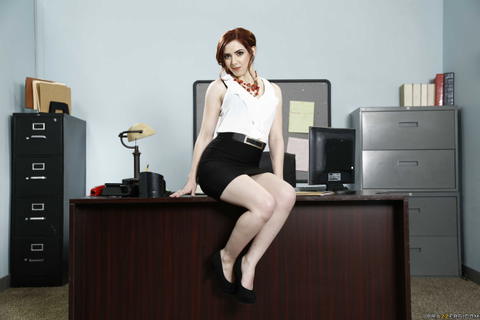 Ember Stone - Come Watch Ember Stone Bent Over A Desk For A Fucking! - photo 6 of 33