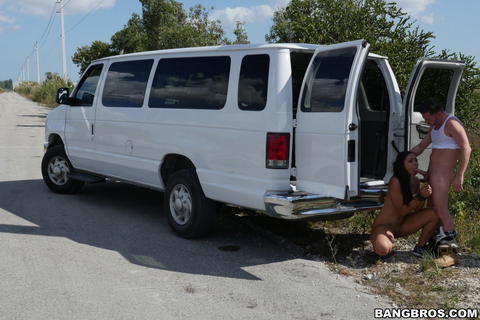Adrian Maya - Adrian Maya Rough Sex On The Bang Bus! - photo 17 of 21