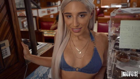 Bella Danger - Abella Danger Is Getting Fucked In Her Public Bathroom! - photo 1 of 1