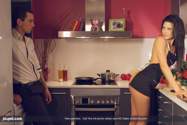 Alexa Tomas Cooking Up Some Sex In The Kitchen!