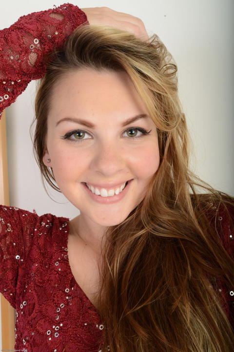 Caley Hayes - Caley Hayes In A Sexy Red Dress And Nothing On Underneath It! - photo 1 of 1