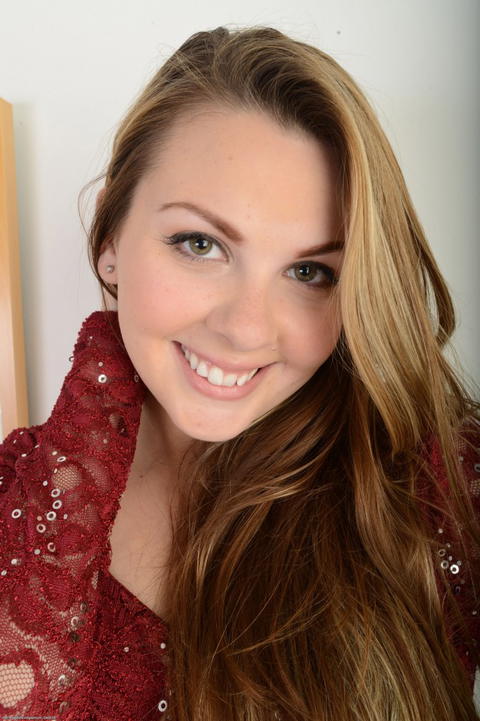 Caley Hayes - Caley Hayes In A Sexy Red Dress And Nothing On Underneath It! - photo 1 of 1