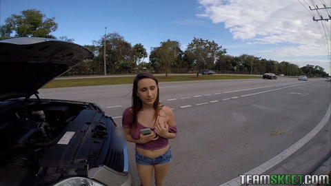 Ashley Adams - Ashley Adams Road Head And Fucking In An SUV! - photo 1 of 1