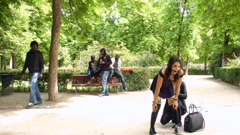 Carolina Abril - Carolina Abril Public Disgrace Gang Bang Scene! - photo 1 of 1