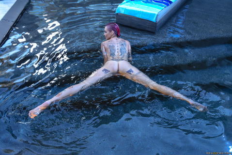 Anna Bell Peaks - Anna Bell Peaks Red String Bikini Comes Off And Cum Goes In Her Ass! - photo 8 of 24