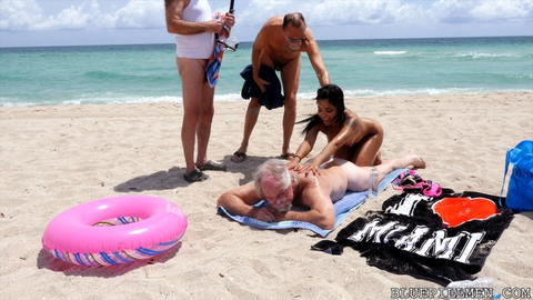 Nikki Kay - Nikki Kay Fucking Three Really Old Guys! - photo 6 of 24