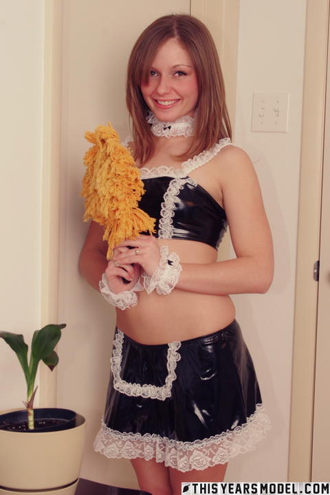 This Years Model - Say Hello To Little Cookie In Her French Maid Outfit! - photo 1 of 1