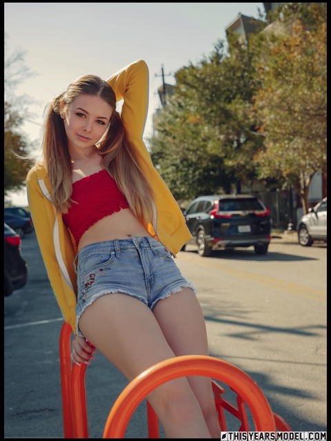 This Years Model - Lana Lea Is Back In Little Booty Shorts! - photo 1 of 1