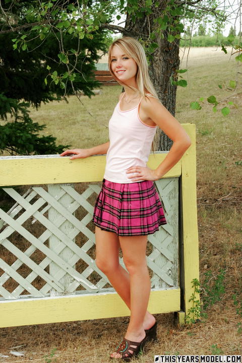 This Years Model - Check Out Jewel In A Plaid Skirt! - photo 1 of 10