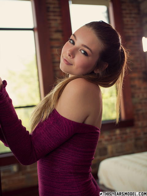 This Years Model - Lana Lea Removes Her Comfy Top And Bottoms! - photo 1 of 1