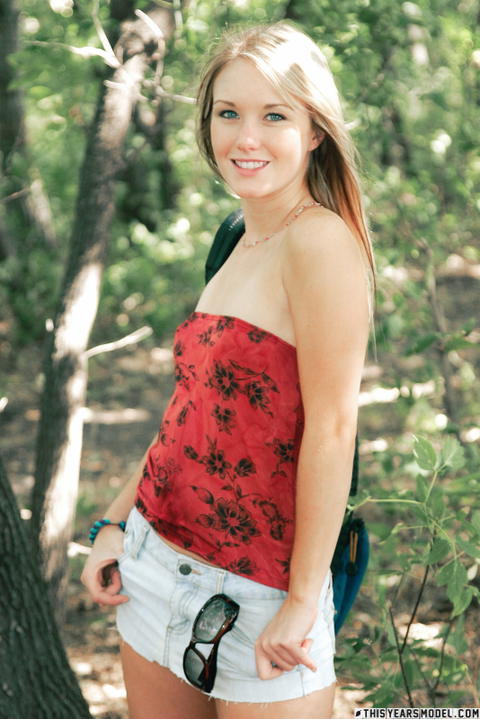This Years Model - Jewel’s Tight Ass In A Mini Jean Skirt! - photo 1 of 1
