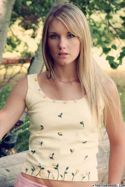 This Years Model - Jewel In A Pink Mini Skirt And Panties! - photo 1 of 1