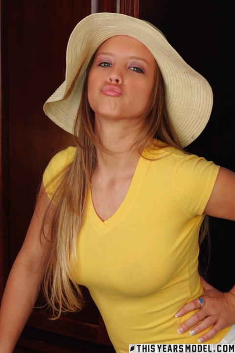 This Years Model - Dawson Miller Takes Off Her Pants And Top! - photo 1 of 1