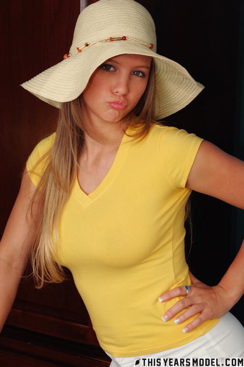 This Years Model - Dawson Miller Takes Off Her Pants And Top! - photo 1 of 1