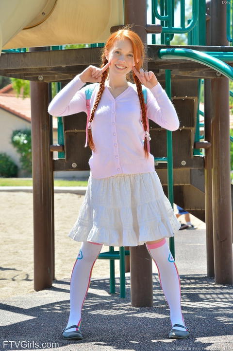 Dolly Little - Dolly Little At The Park With No Panties On! - photo 1 of 1