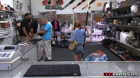 Dolly Little - Dolly Little Fucking And Sucking At A Porn Shop! - photo 1 of 1