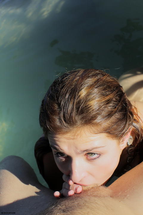 Leah Gotti - Leah Gotti Sucking, Deep Throat and Fucking In A Pool! - photo 9 of 16