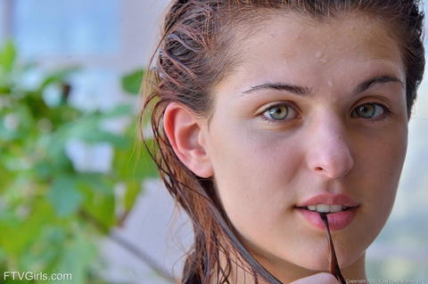 Leah Gotti - Leah Gotti In A Pool In Just A Polo Shirt! - photo 13 of 16