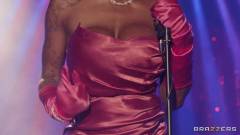 Kira Noir - Kira Noir With Ebony Mystique At The Jazz Club Fucking Ricky Johnson! - photo 1 of 1