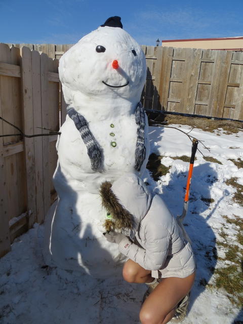 Val Dodds - Val Dodds Posing Nude With A Snowman! - photo 1 of 1