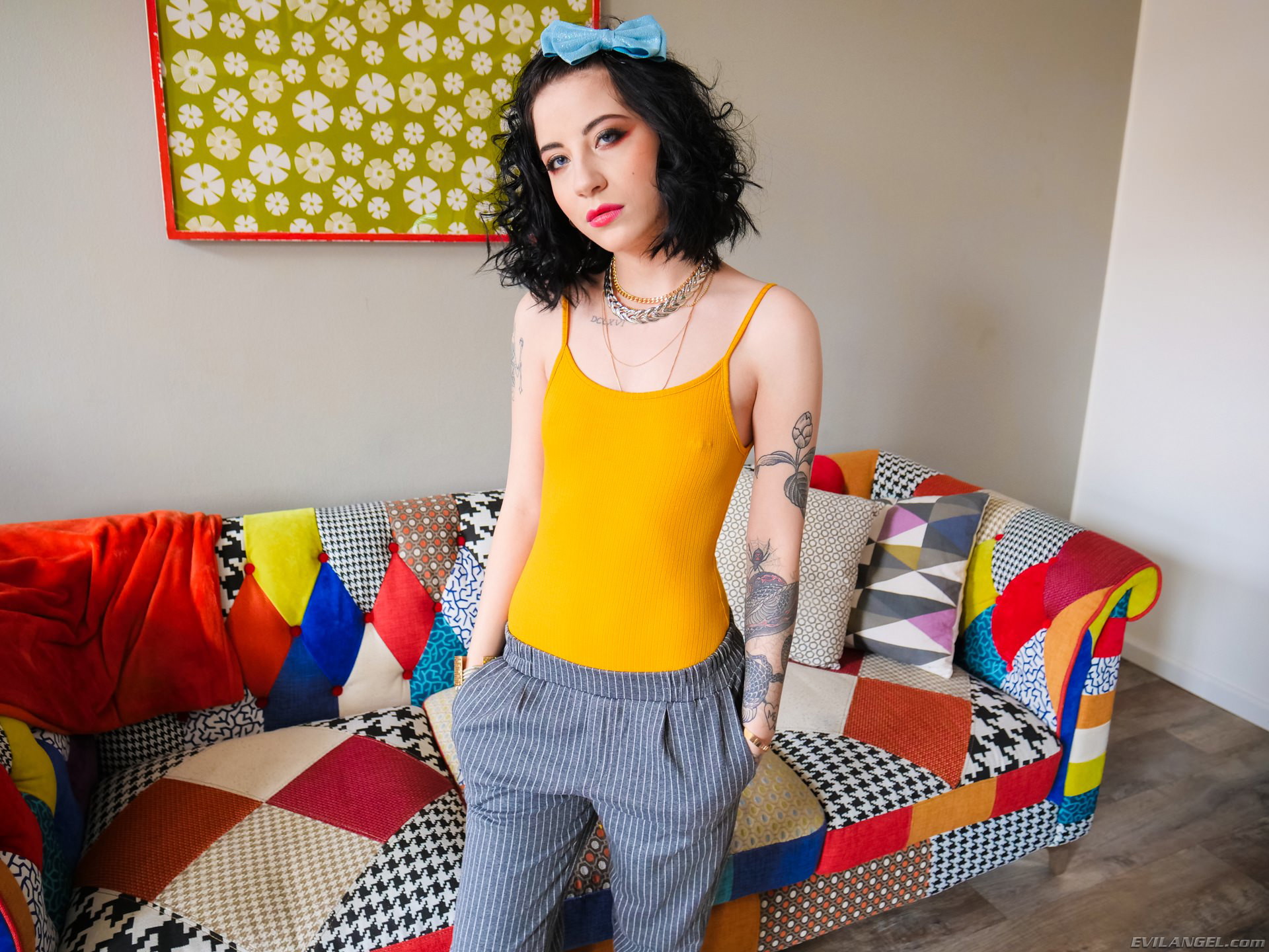 Charlotte Sartre: Tattooed Charlotte: Interracial Anal - 1