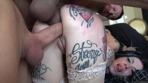 Megan Inky - Megan Inky In Her Best Lingerie Doing A Double Penetration Sex Scene! - photo 22 of 24