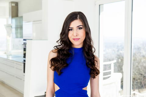 Anya Krey - Anya Krey Blue Dress Comes Off For An Ass Fucking! - photo 1 of 1