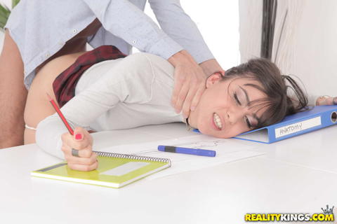 Anya Krey - Anya Krey Sucking And Fucking Her Tutor! - photo 13 of 24