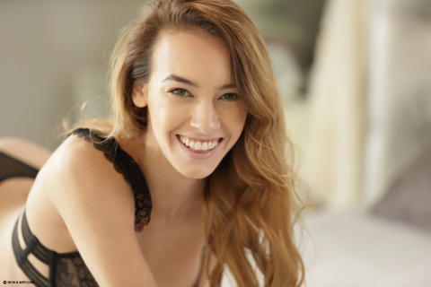 Charity Crawford - Charity Crawford In Black Lace Lingerie And Then None! - photo 1 of 1