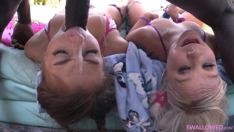 Gia Derza - Bella Jane  And Gia Derza Interracial Ass Rimming And Cum Swap Pictures! - photo 17 of 18